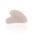 Kámen Gua Sha | Nefritová masážní deska Acus Med - srdce - růžová