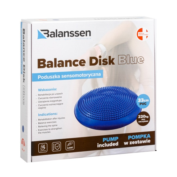 Balanssen senzorický disk | Senzomotorický polštář s pumpičkou