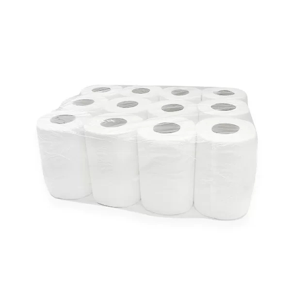 MINI role papírových ručníků bílé, 12 ks.