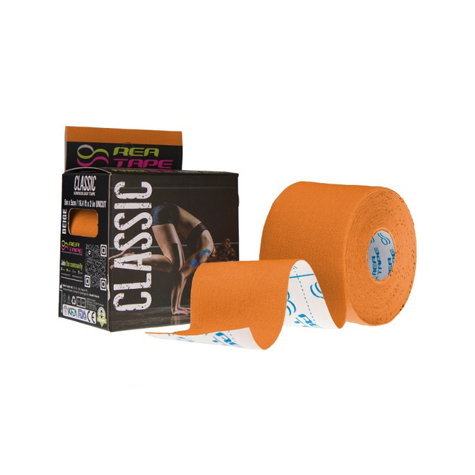Rea Tape Classic - Tejpovací náplasti pro kineziologické tejpování (5 cm x 5 m)