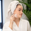 Kámen Gua Sha | Nefritová masážní deska Acus Med - srdce - růžová