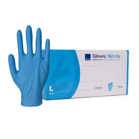 Rukavice nitrilové nepudrované Abena Classic 100 ks., modré