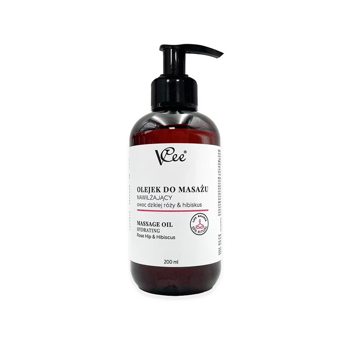 VCee přírodní veganský masážní olej 200 ml