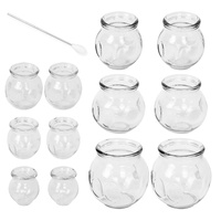 Skleněné baňky Acus Med, sada 12 ks.