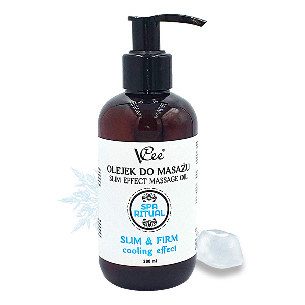 VCee přírodní veganský masážní olej 200 ml