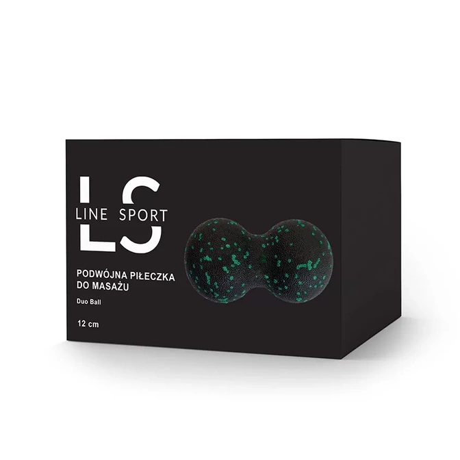 Dvojitý masážní míček Line Sport Duoball 12 cm