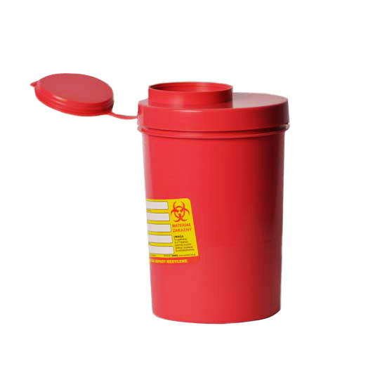 Nádoba na jehly a zdravotnický odpad 1,5L