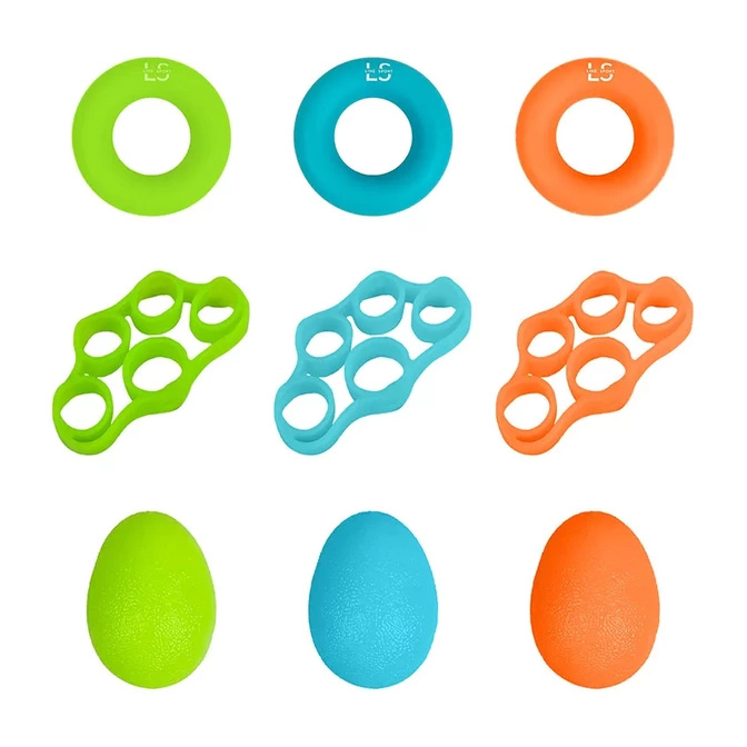 Sada na posilování rukou Line Sport, 9 ks.