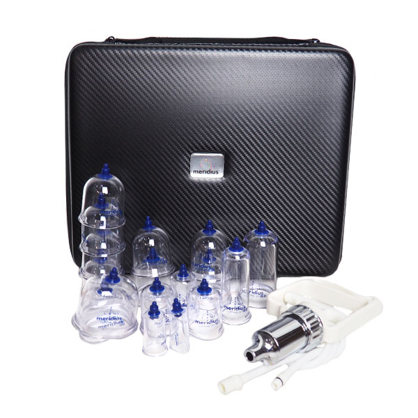 Vakuové baňky Meridius s pumpičkou – sada 17 kusů