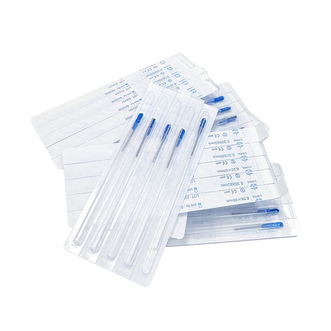 Akupunkturní jehly SOMA s vodítkem 100 ks.