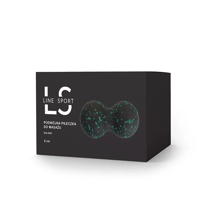 Dvojitý masážní míček Line Sport Duoball 8 cm