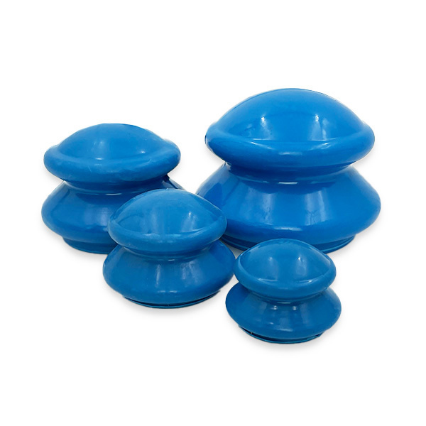 Masážní gumové baňky Acus Med, sada 4 ks.