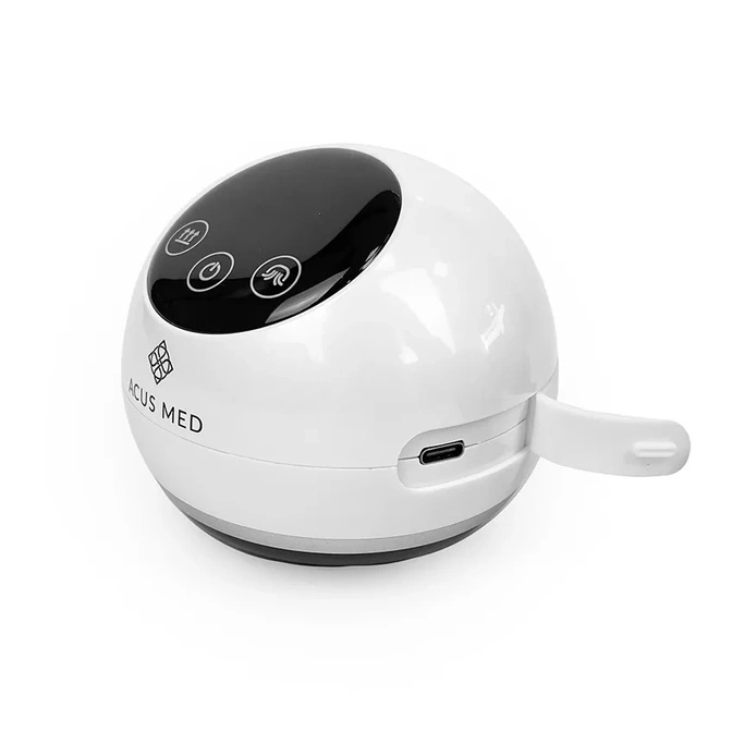 Elektrická masážní baňka proti celulitidě Acus Med, bílá