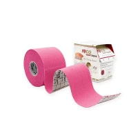 Pevná tejpovací páska Reco Tape 5 cm x 5 m, růžová