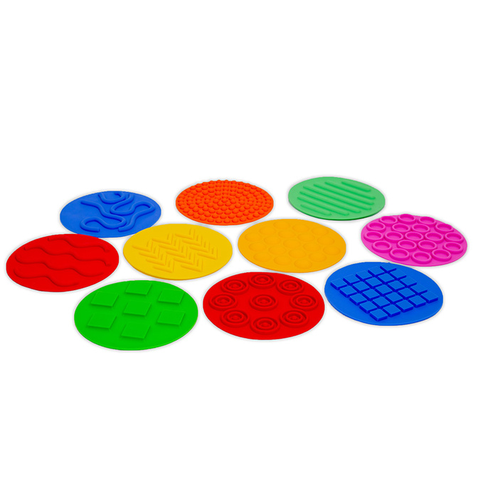 Dětské senzorické disky Line Sport 25 cm (10 ks)