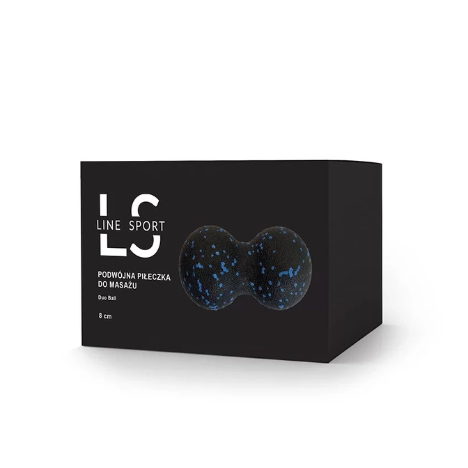 Dvojitý masážní míček Line Sport Duoball 8 cm