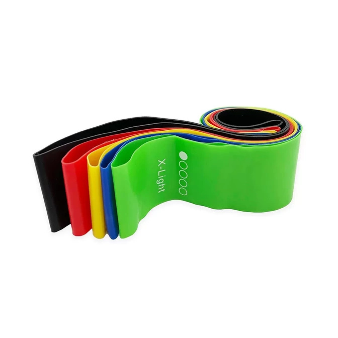 Sada 5 posilovacích pásů Mini Power Band Line Sport pro cvičení
