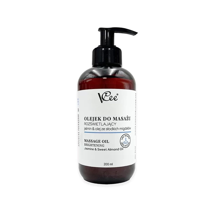 VCee přírodní veganský masážní olej 200 ml