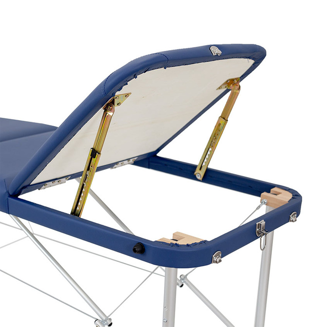 Skládací hliníkové třízónové masérské lehátko Adonis Akito