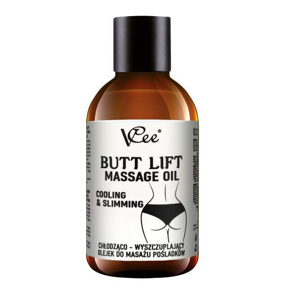 Chladivý masážní olej na hýždě BUTT LIFT VCee 200 ml