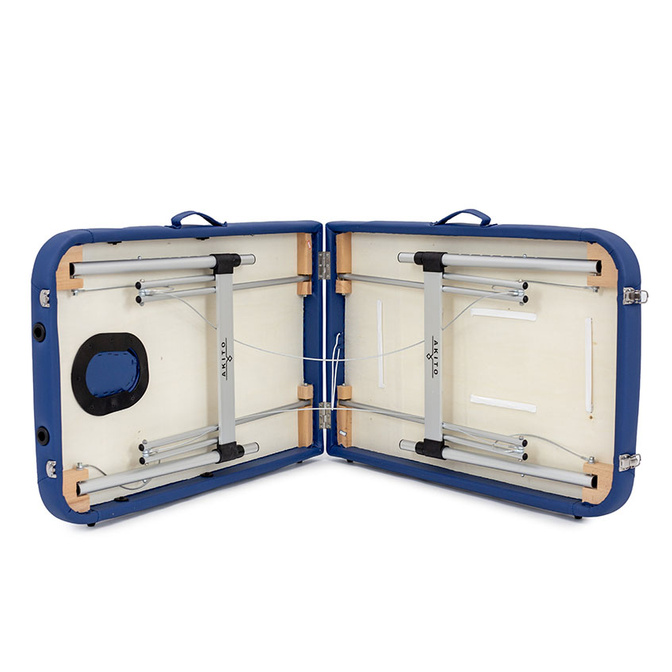 Skládací hliníkové dvouzónové masérské lehátko Eros Akito