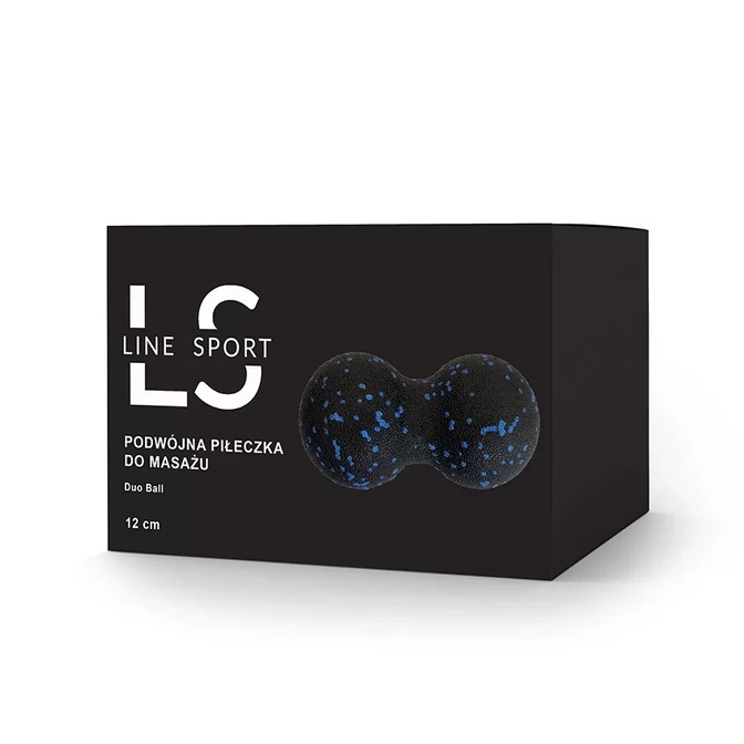 Dvojitý masážní míček Line Sport Duoball 12 cm