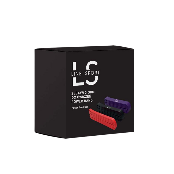 Sada 3 posilovacích gum Power Band Line Sport