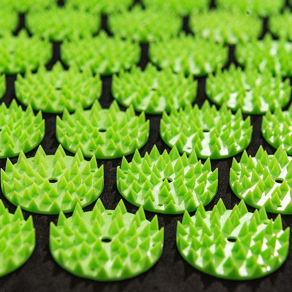 Akupresurní podložka s polštářem Akumata, černo-zelená