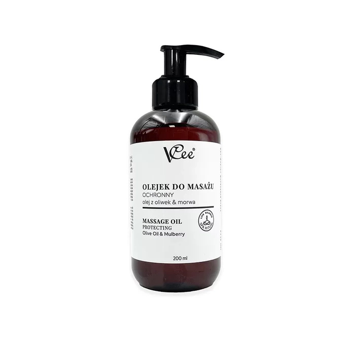 VCee přírodní veganský masážní olej 200 ml