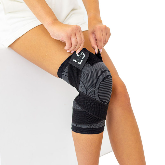 Elastický stabilizátor kolene Line Sport