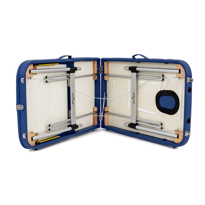 Skládací hliníkové třízónové masérské lehátko Adonis Akito