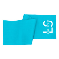 Sportovní a rehabilitační páska Flat Band Line - modrá - střední odolnost 2m