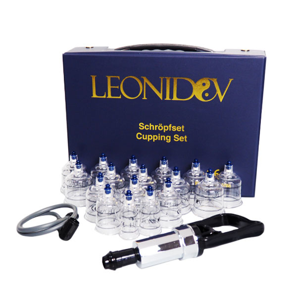 Vakuové baňky s pumpičkou Leonidov - sada 17 kusů