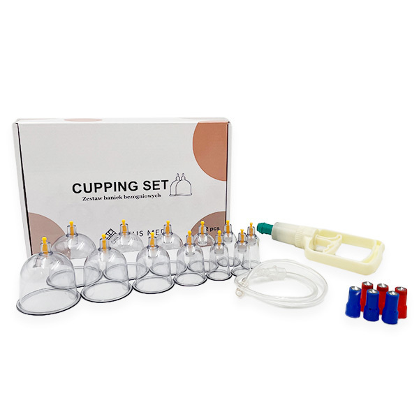 Vakuové baňky Acus Med s pumpičkou - sada 12 ks.