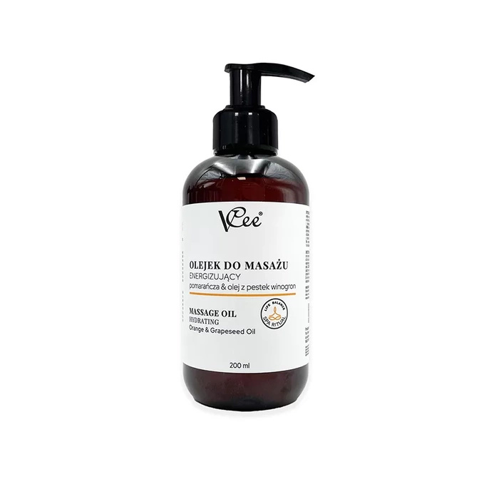 VCee přírodní veganský masážní olej 200 ml