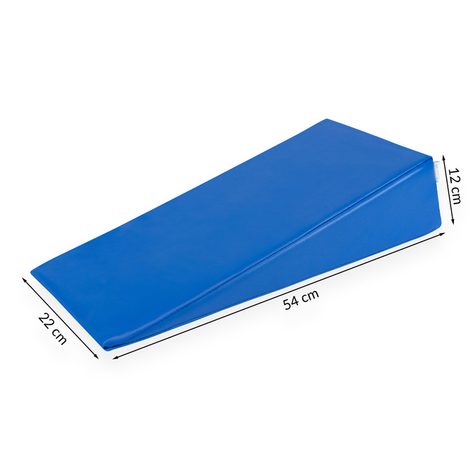 Polohovací klín Akito Premium 54 x 22 x 12 cm, šedý