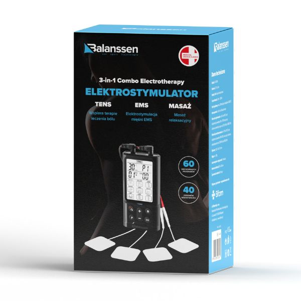 TENS/EMS/MASSAGE 3v1 Balanssen svalový elektrostimulátor