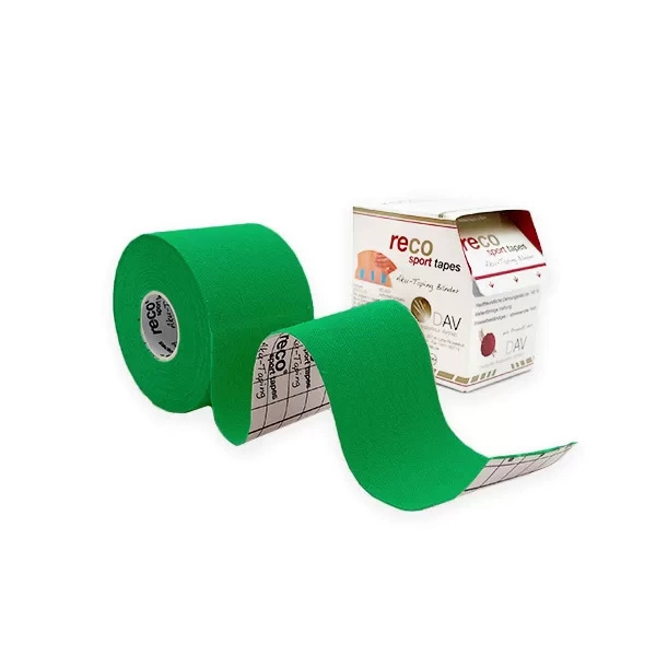 Pevná tejpovací páska Reco Tape 5 cm x 5 m, černá