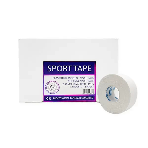 Pevné tejpovací pásky Sport Tape 2,5 cm x 10 m sada 12 ks.