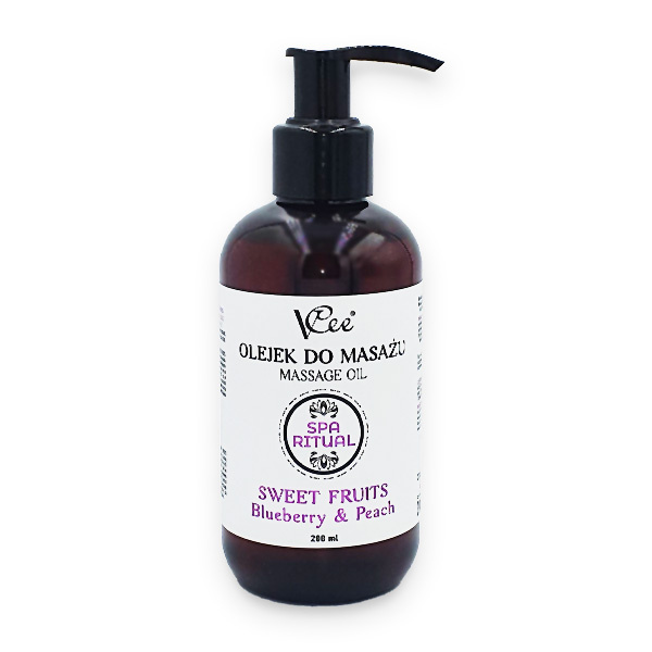VCee přírodní veganský masážní olej 200 ml
