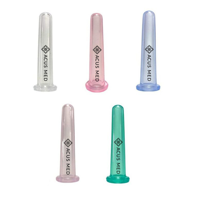 Silikonová masážní baňka na obličej Acus Med malá