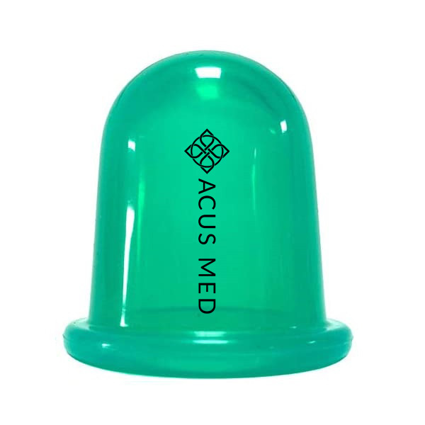 Silikonová masážní baňka Acus Med, fialová